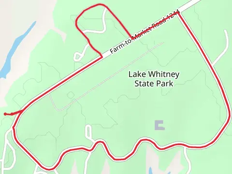 Lake Whitney State Park Loop