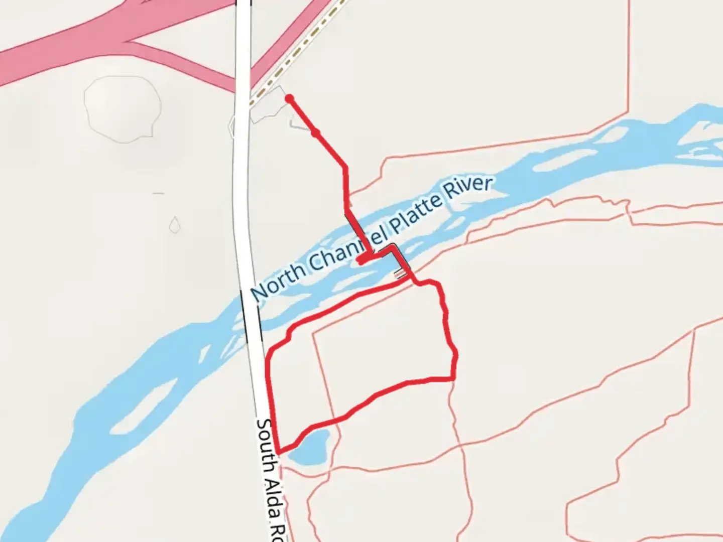 An image depicting the trail Prairie and Whitetail Loop via Nature Trail and its surrounding area.