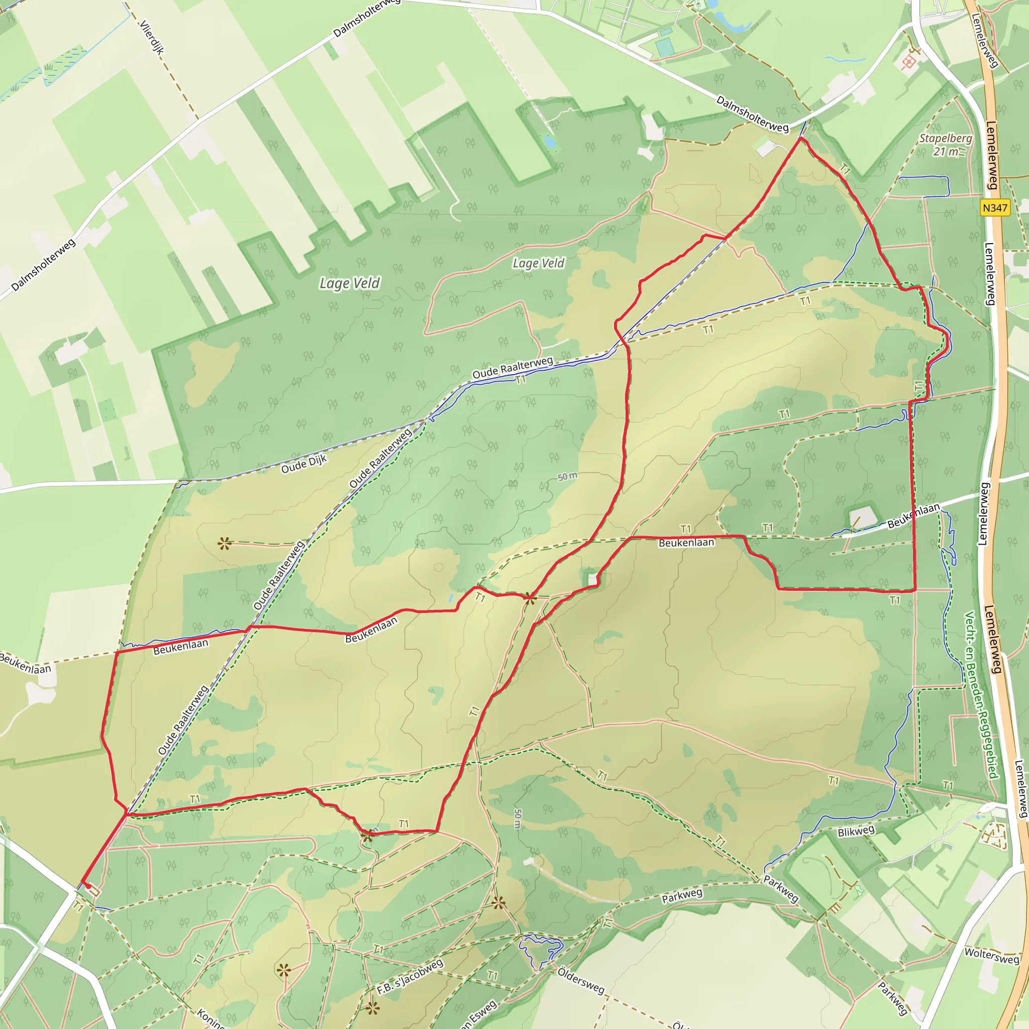 Archemerberg Loop mobile static map
