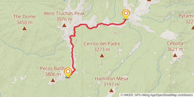 Skyline Trail stage 3 Map