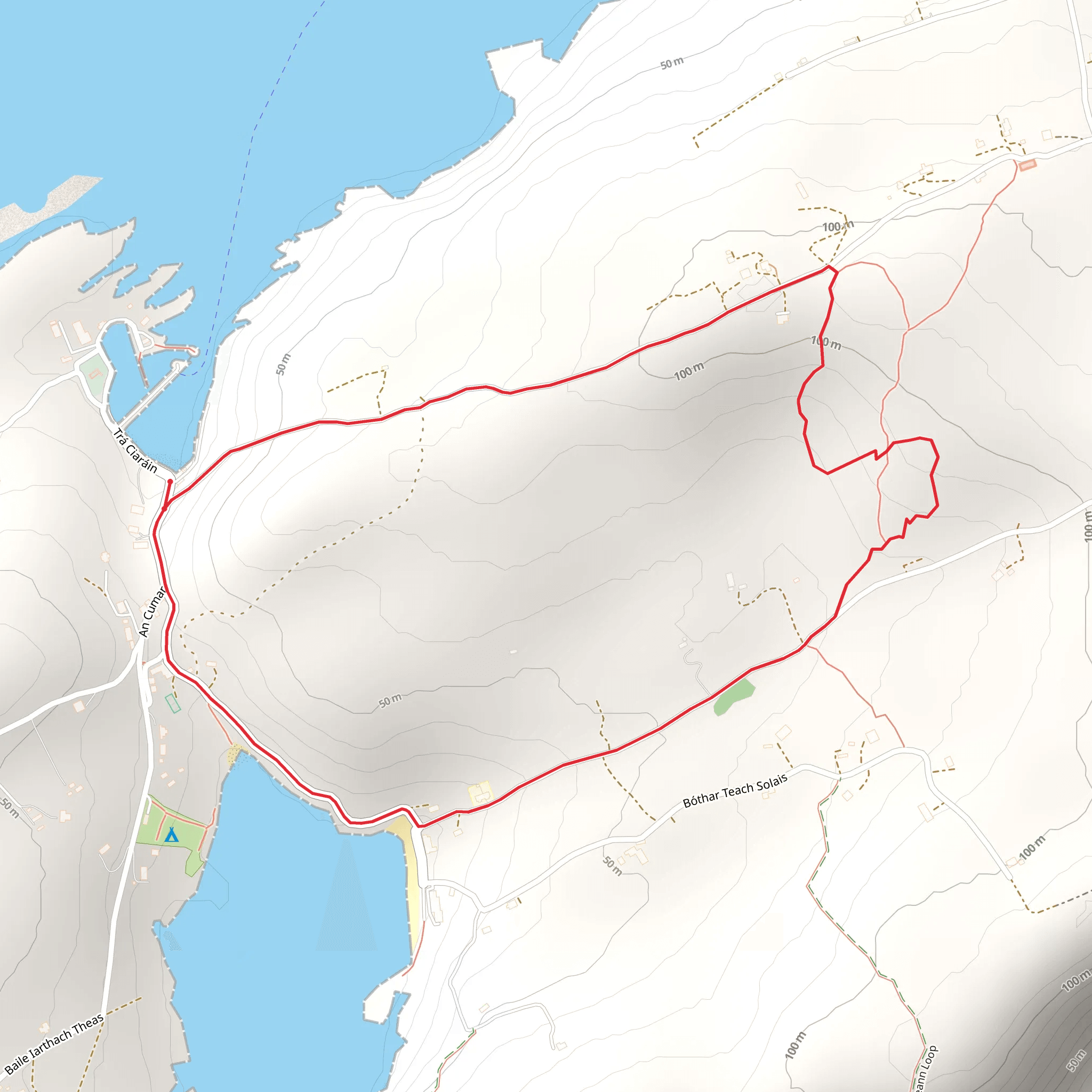 Cape Clear - Little Hills Loop mobile static map