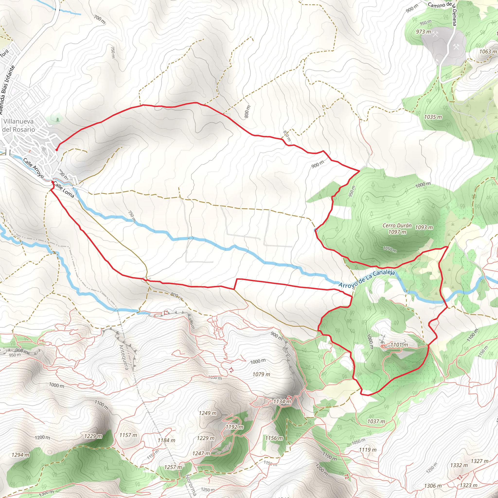 Hondonero sources PR A 395 mobile static map