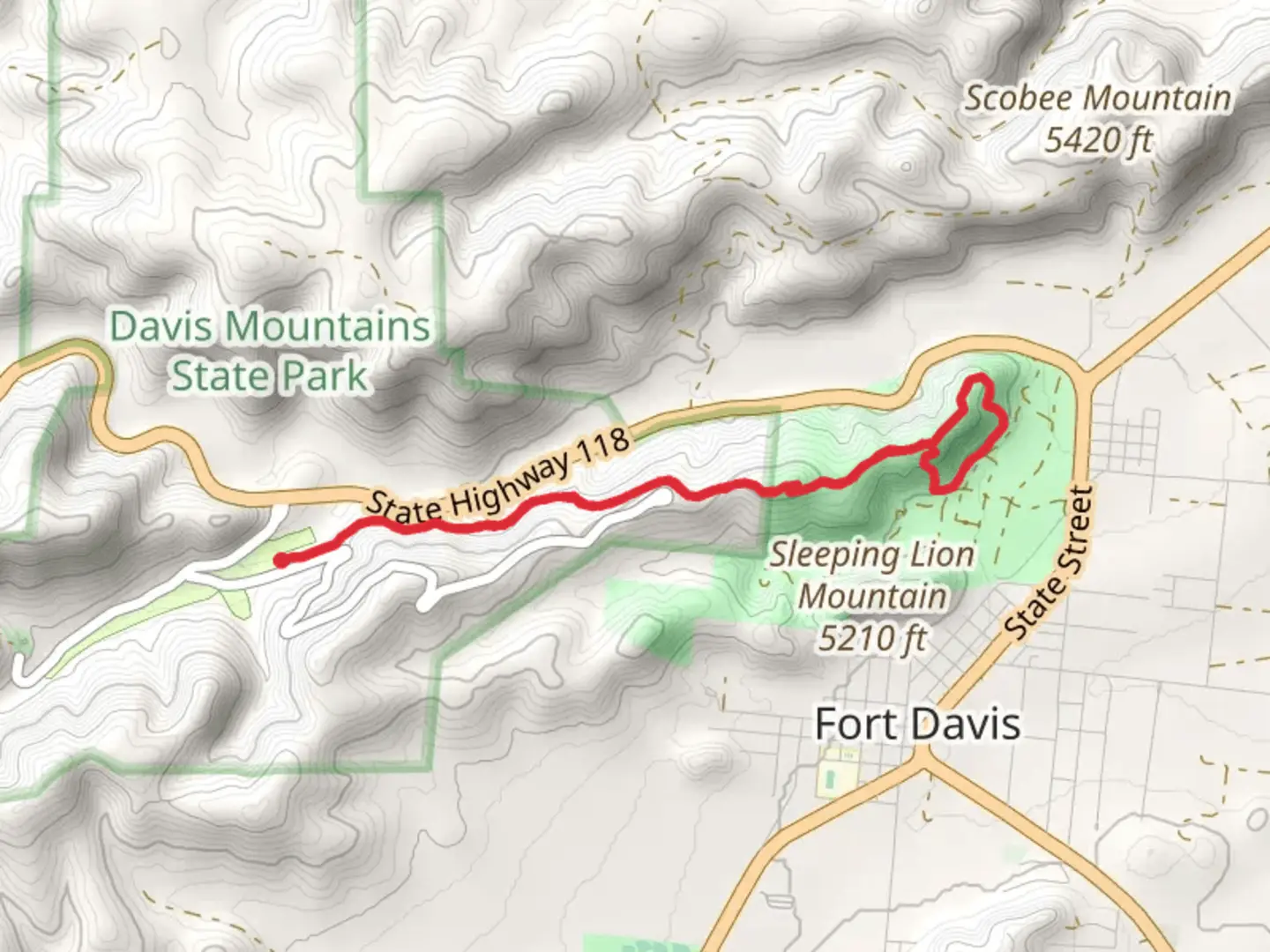 An image depicting the trail North Ridge and Tall Grass Loop via Old CCC Trail and its surrounding area.