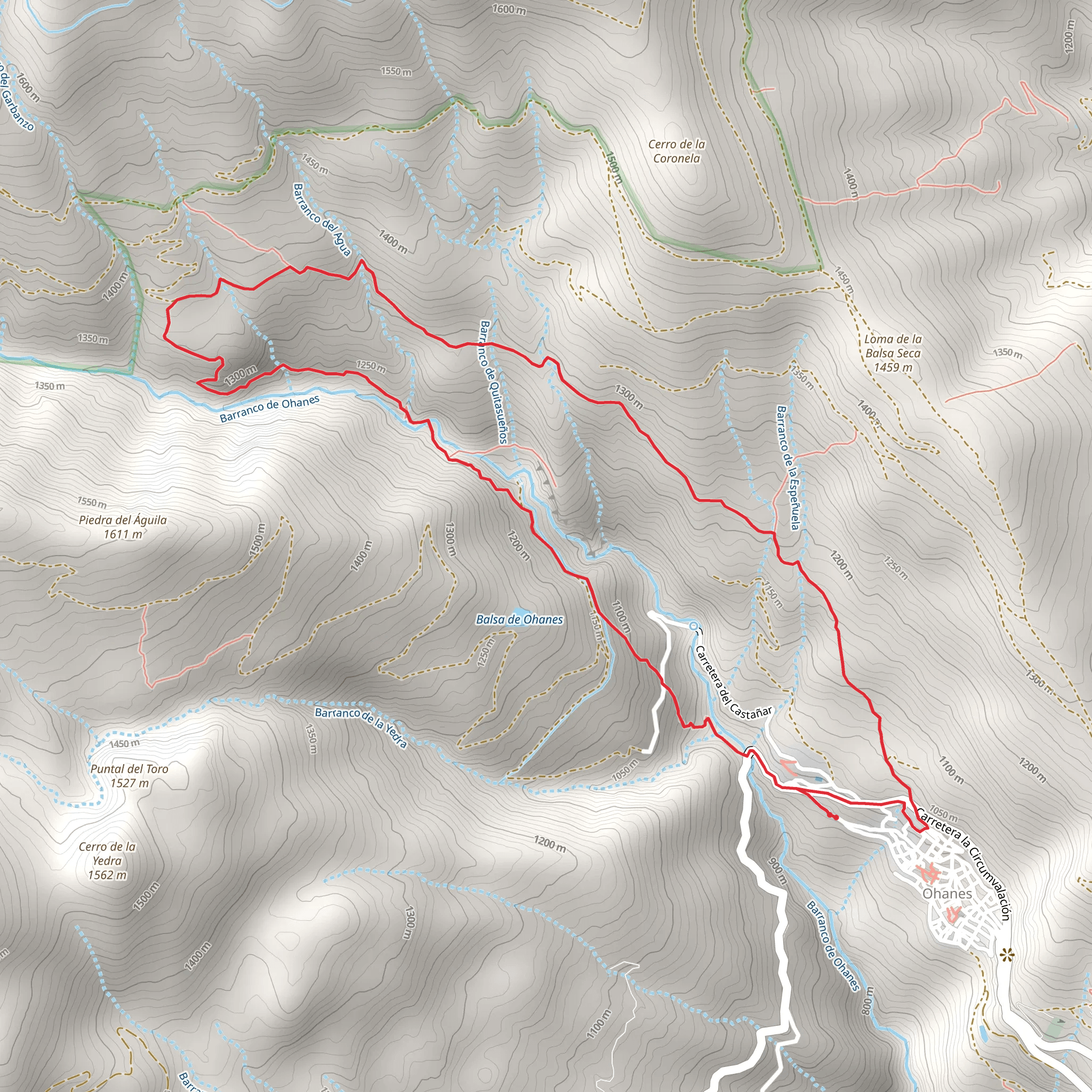 From the Camino de la Sierra - Ohanes PR A 249 mobile static map