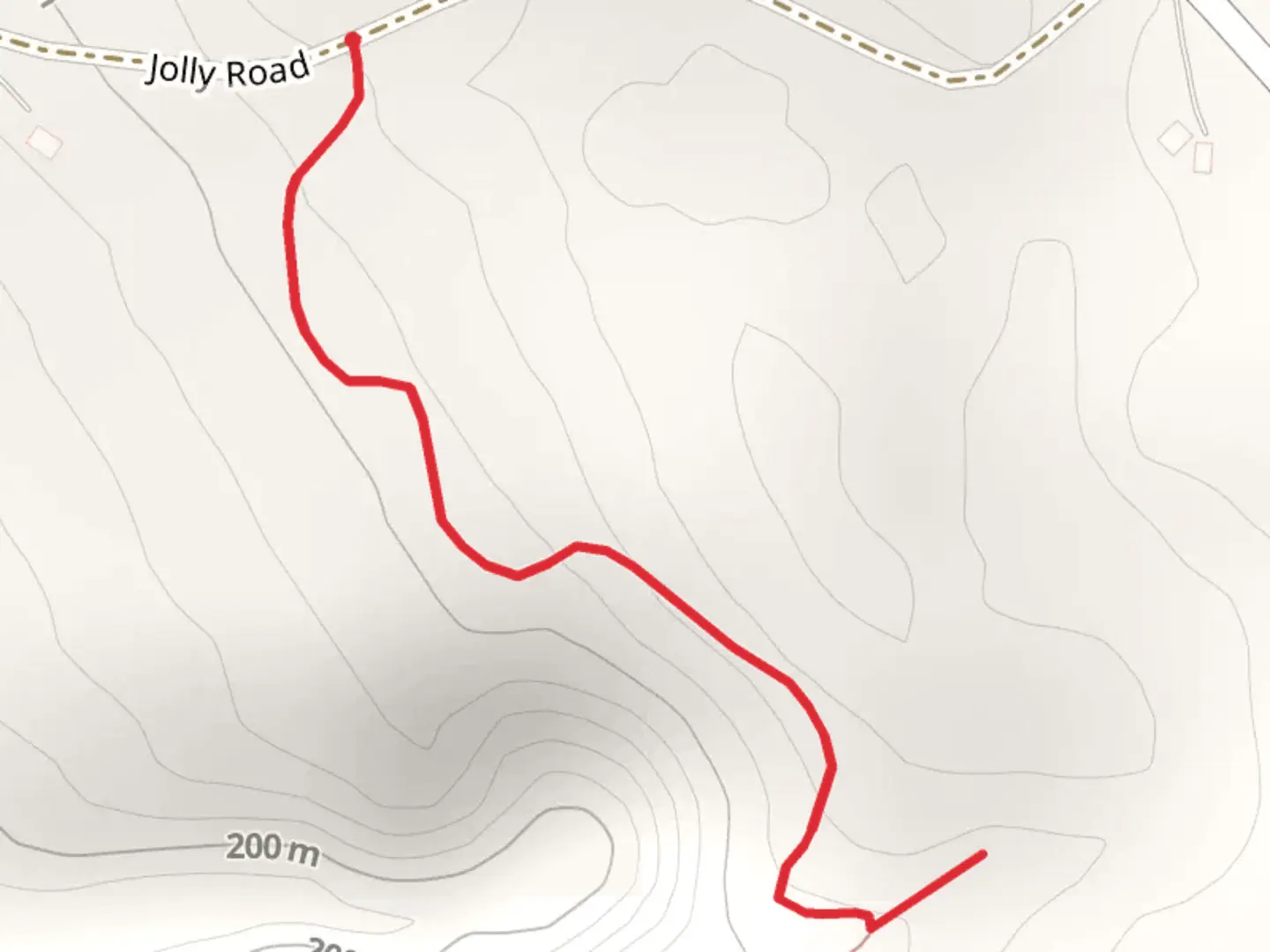 An image depicting the trail Jolly Road South Trail via Finger Lakes Trail and its surrounding area.