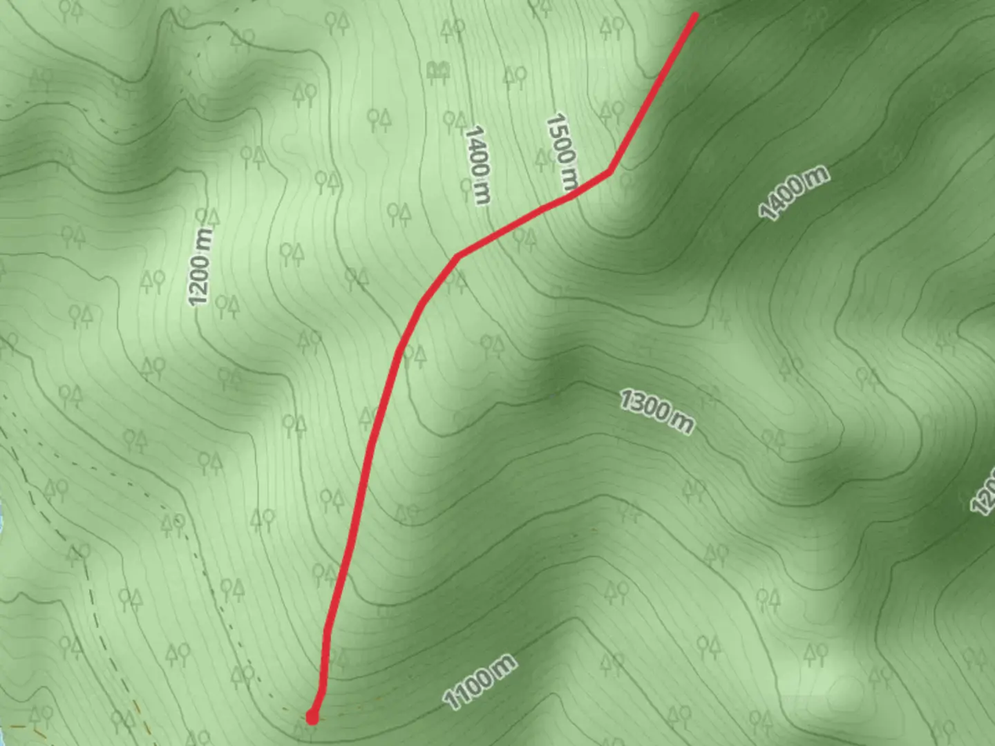 An image depicting the trail Ziegler Mountain Trail and its surrounding area.