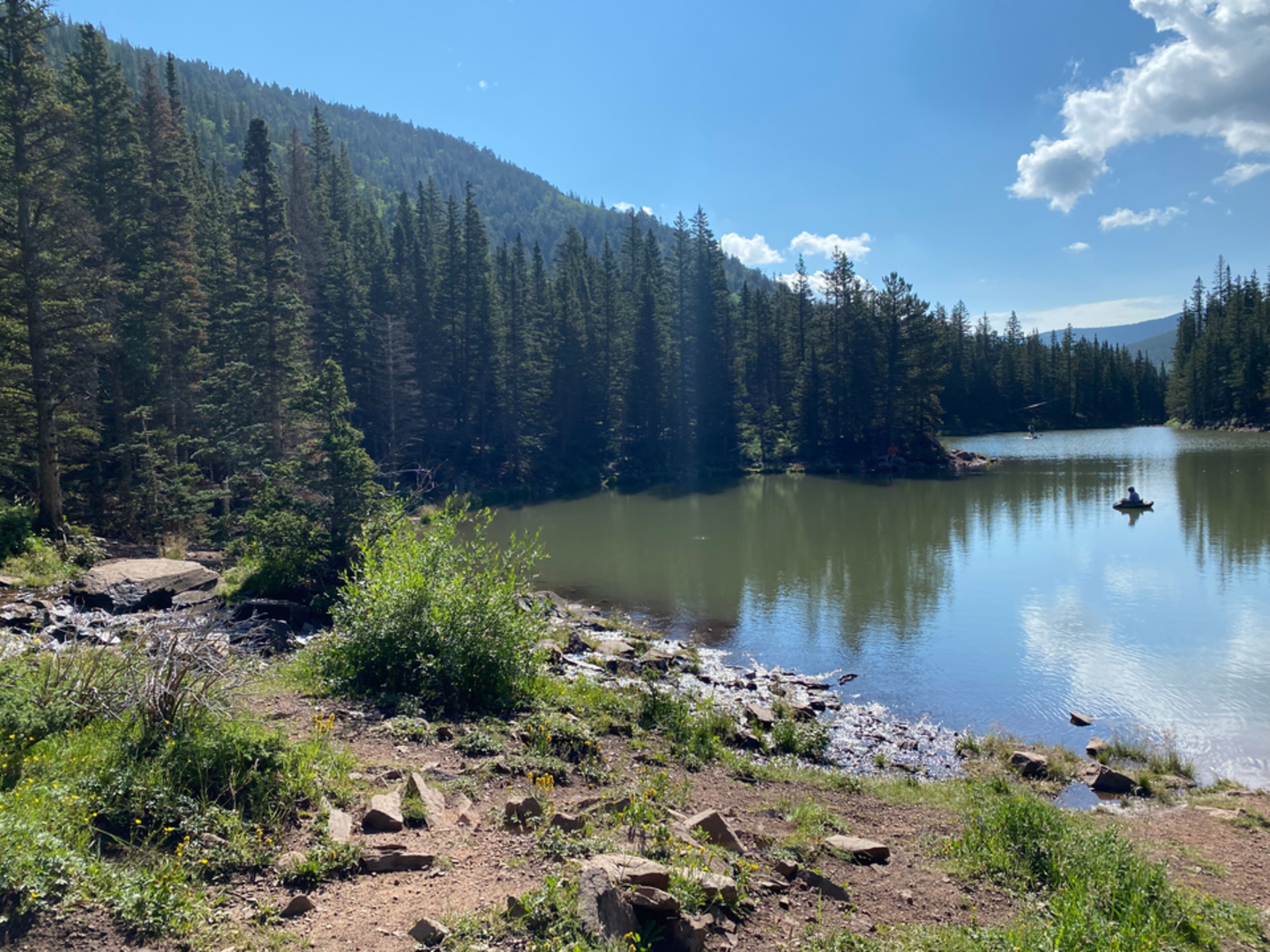 An image depicting the trail Baker Creek Trail and its surrounding area.