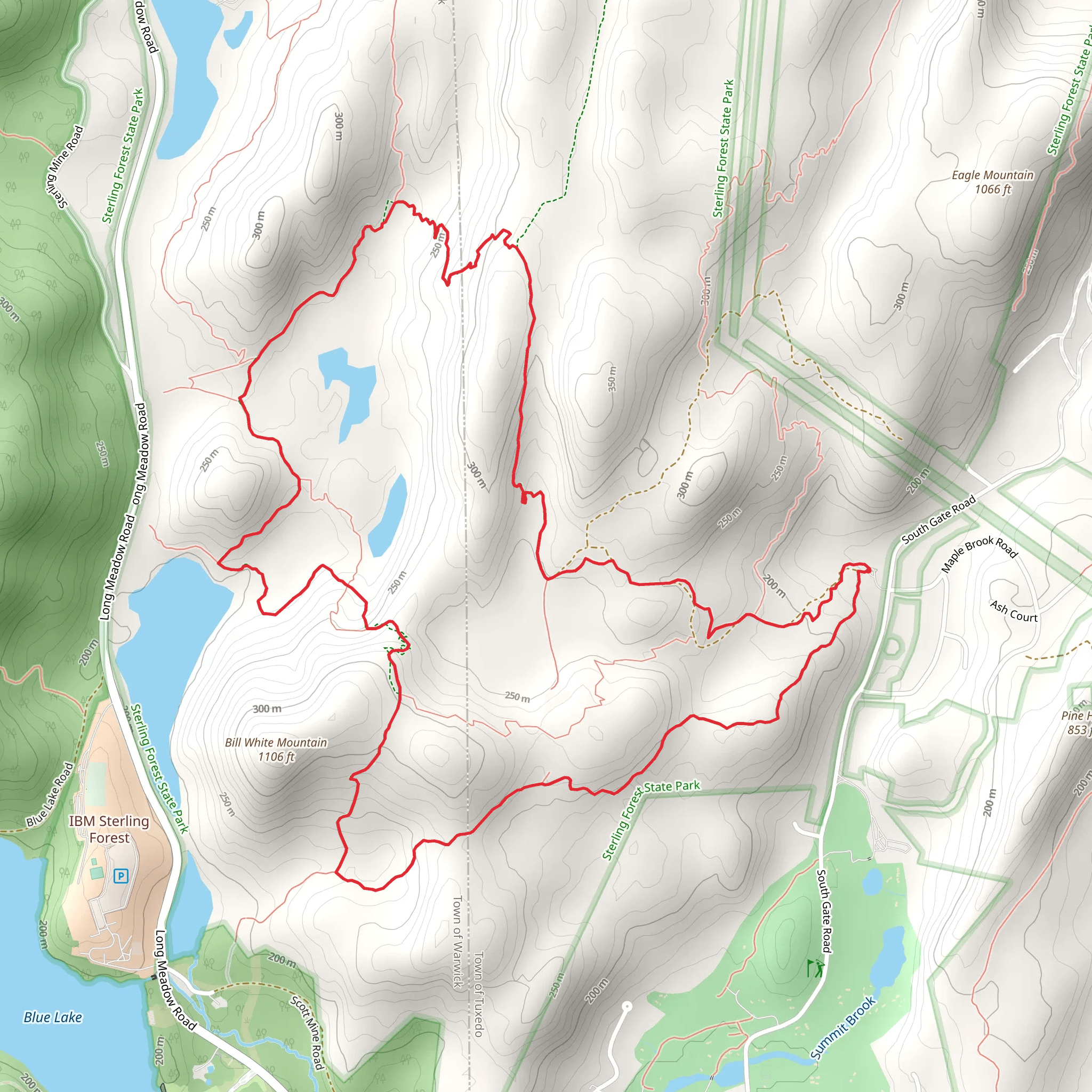 Red Back Loop Trail mobile static map
