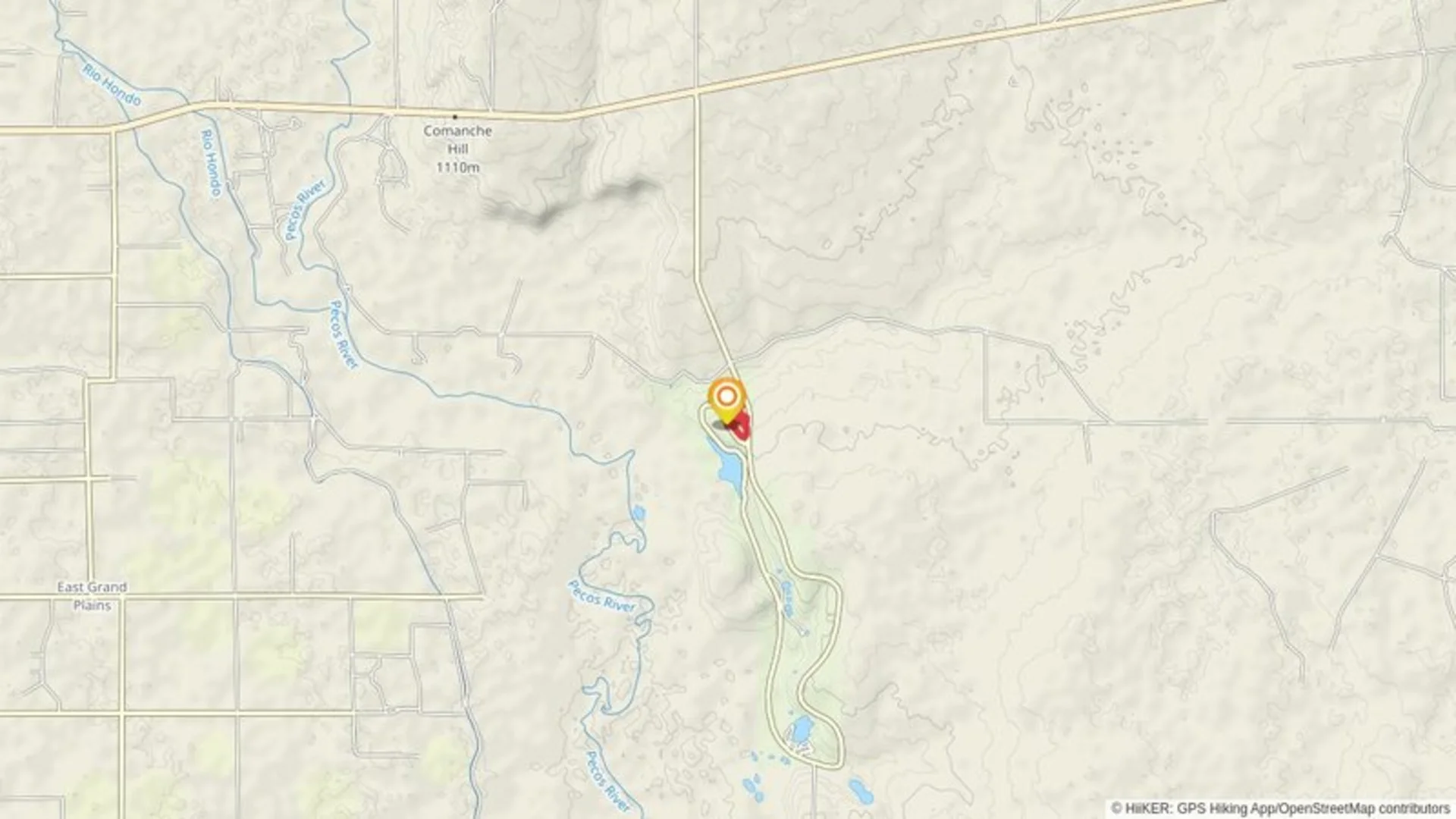 An image depicting the trail Skidmarks Loop Trail and its surrounding area.