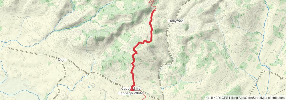 Beara Breifne Way stage 15 Map