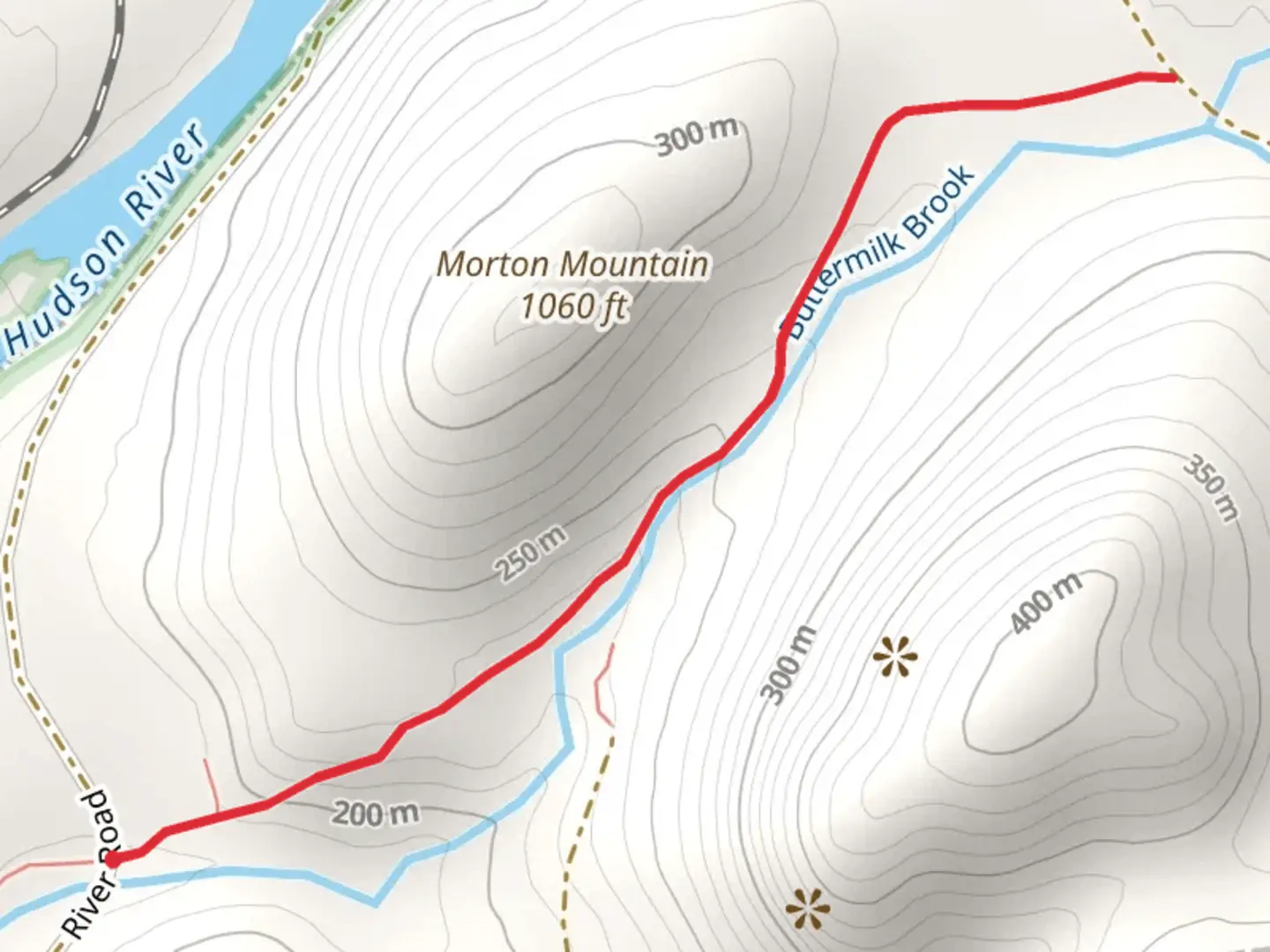 An image depicting the trail Bear Slides Trail and its surrounding area.