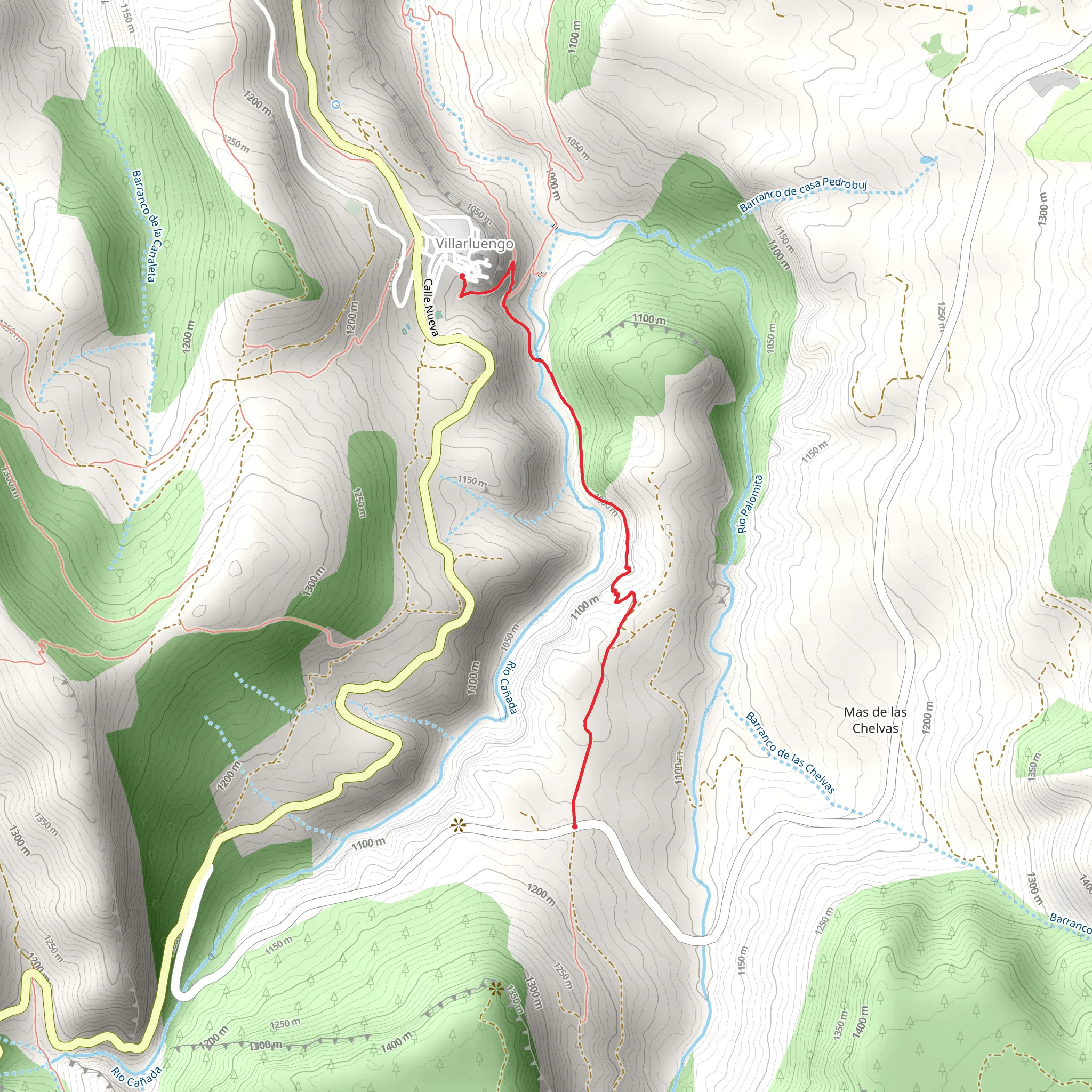 Villarluengo - Torre Gorgue PR TE 066b mobile static map