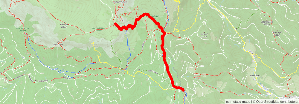 Altenberg an der Rax to Preiner Gscheid via Heukuppe Peak stage 2 Map