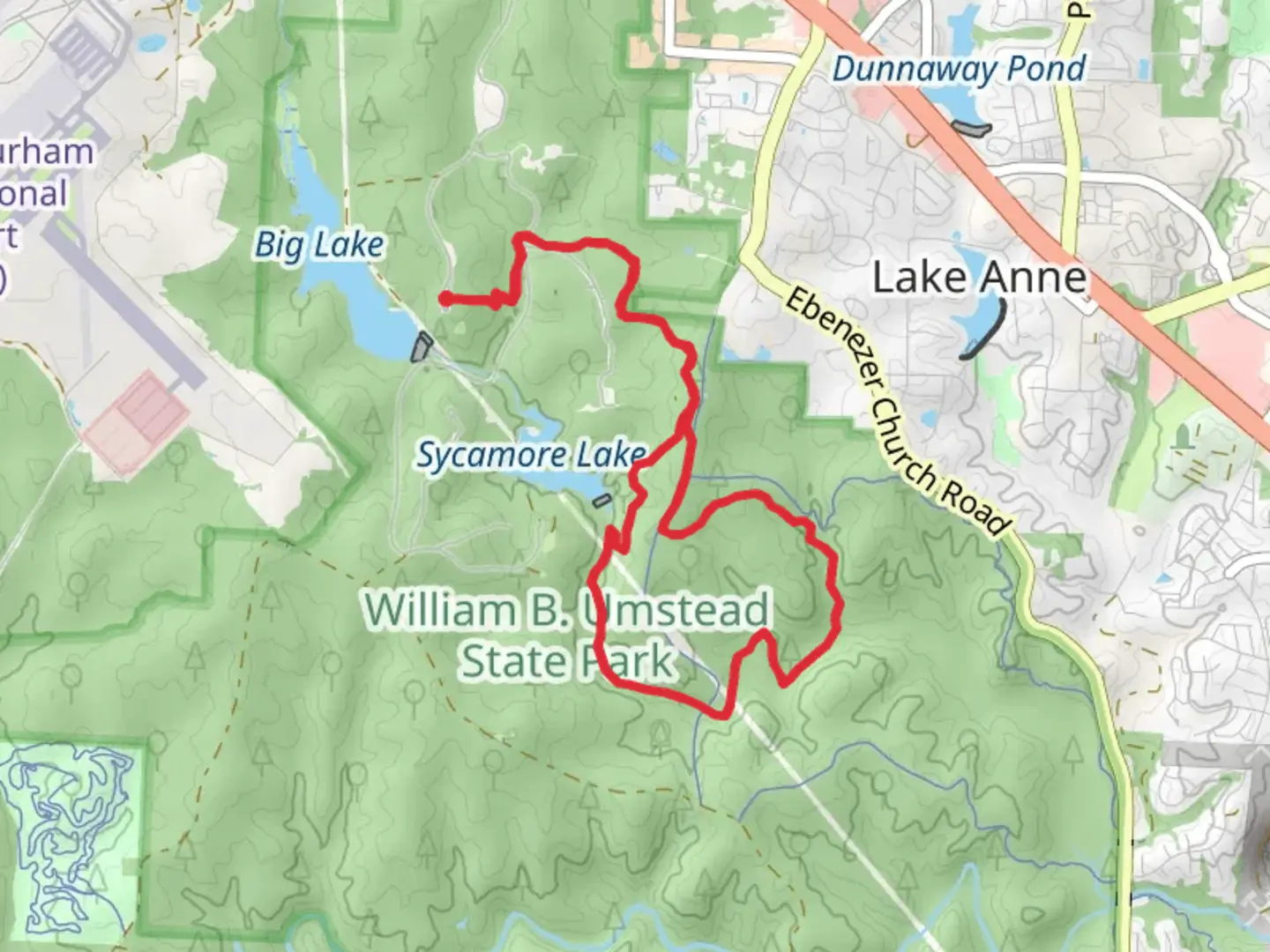 An image depicting the trail Sycamore Loop Trail and its surrounding area.