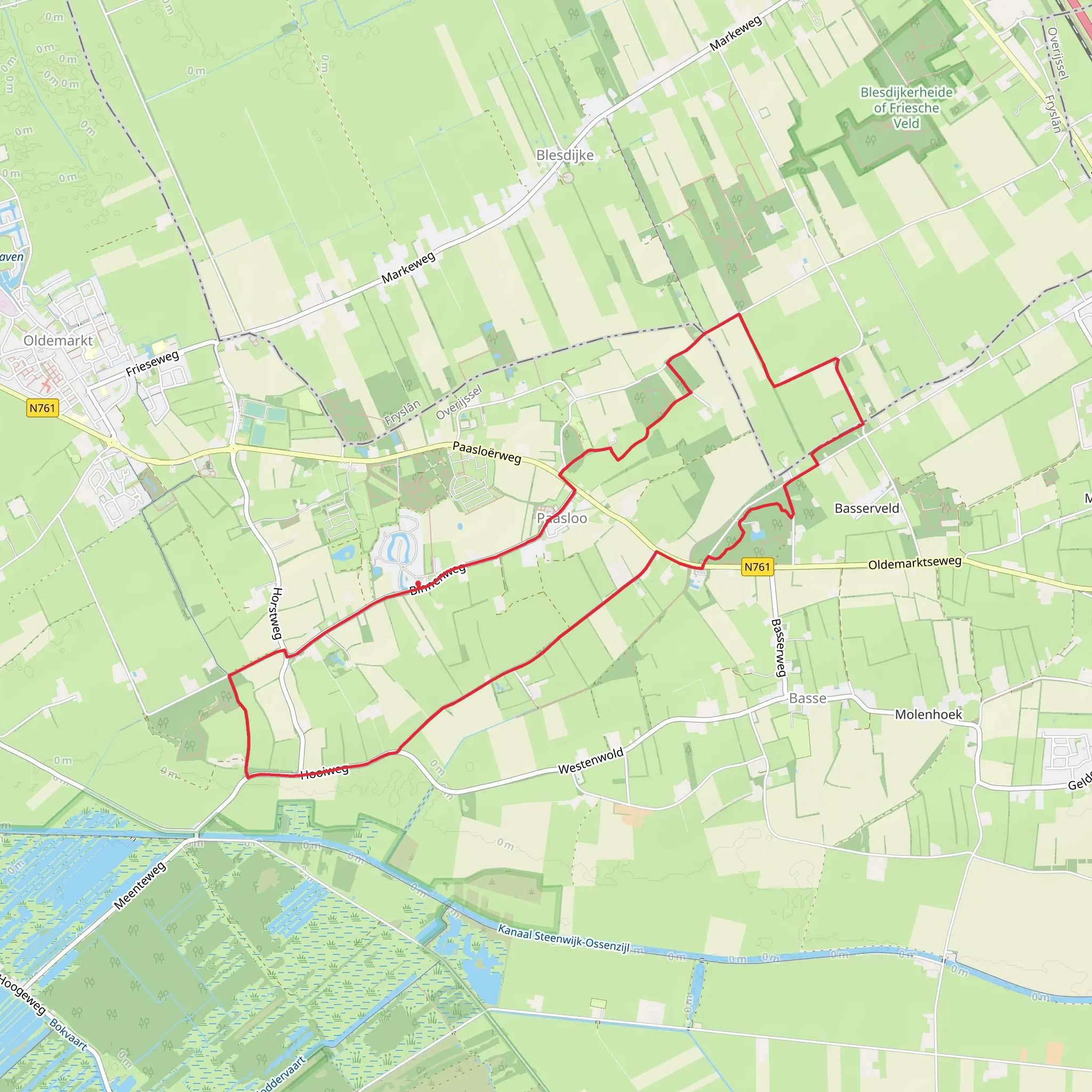 Binnen Weg and Hooi Weg mobile static map