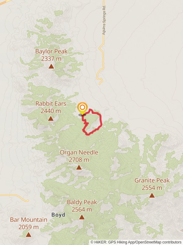 Indian Hollow and Pine Tree Loop Trail mobile static map