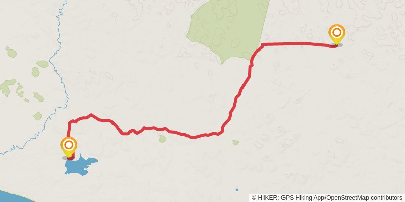 Bibbulmun Track stage 35 Map
