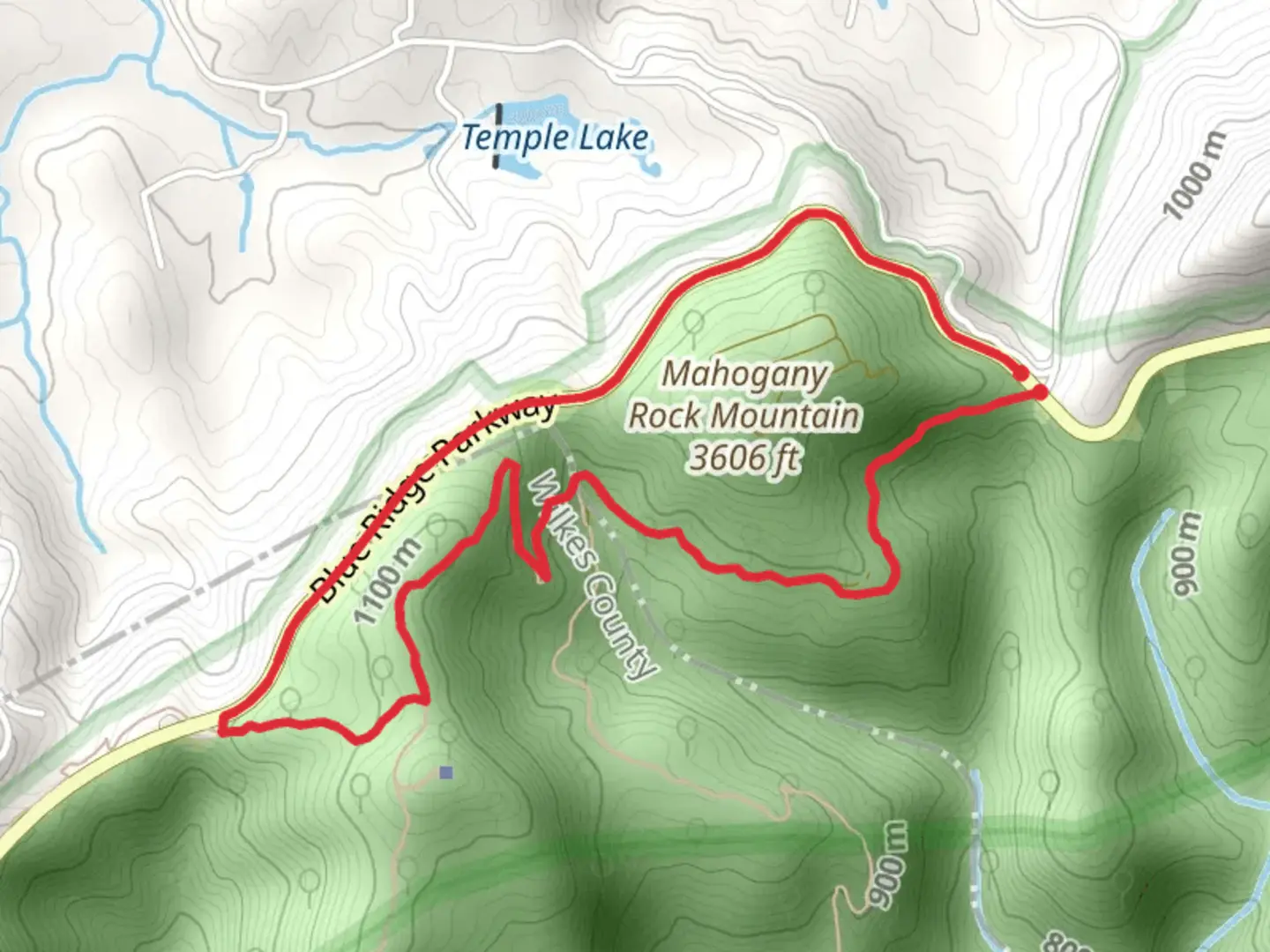 An image depicting the trail Sparta and Mountain to Sea Loop Trail and its surrounding area.