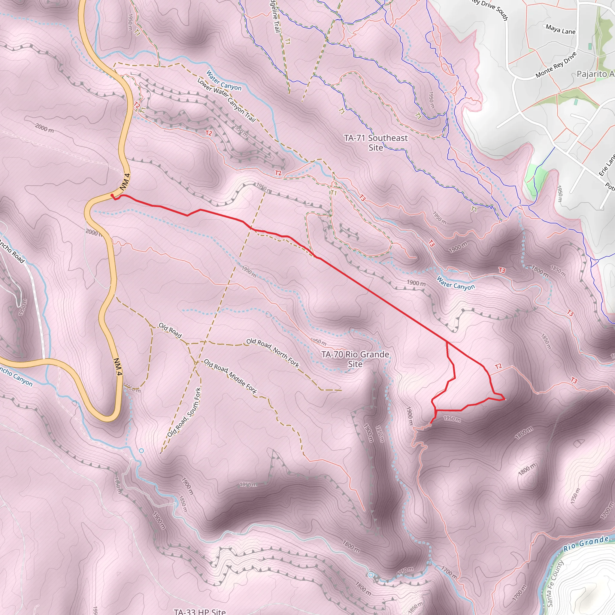 Powerline Point and Ancho Rapids Loop Trail mobile static map