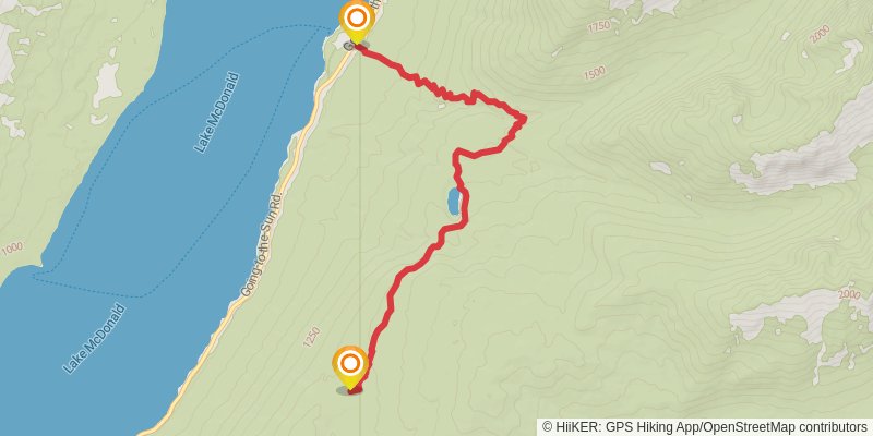 Snyder Ridge Trail stage 2 Map