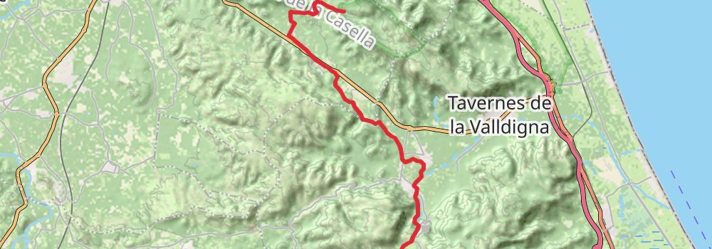 GR 236 - Ruta del Monestirs- El pas del Pobre stage 4 Map