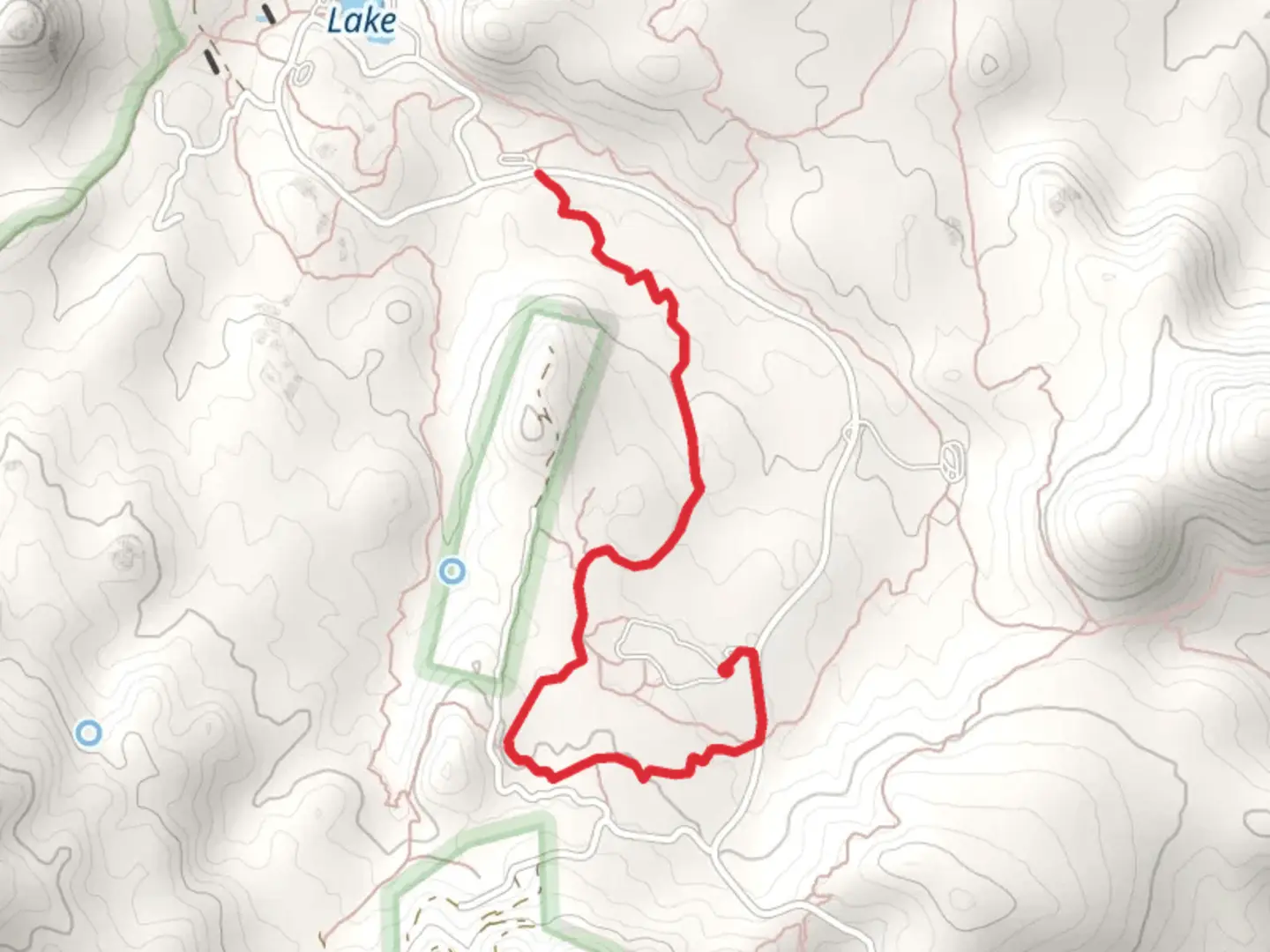 An image depicting the trail Surprise Spring and its surrounding area.