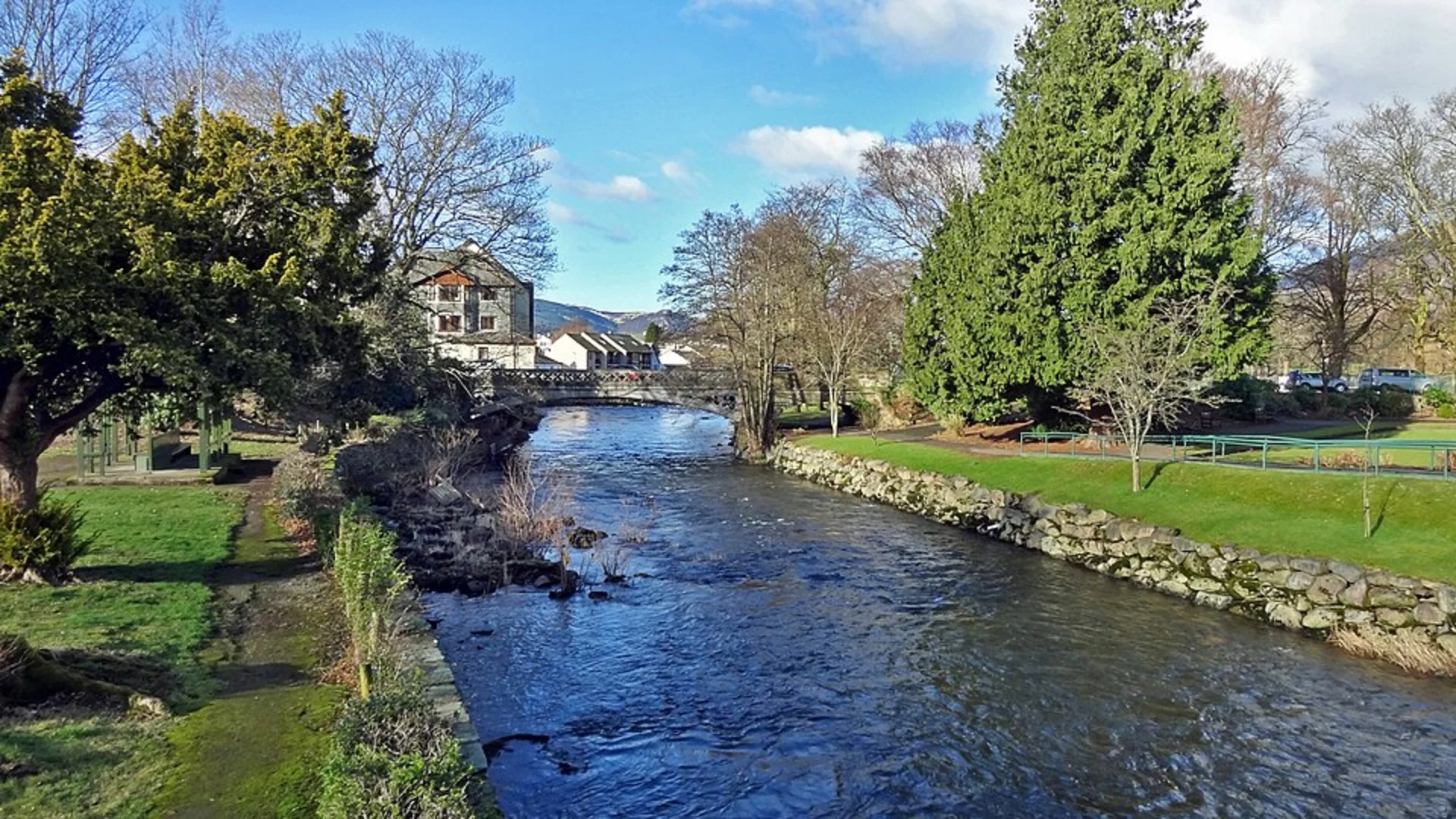 An image depicting the trail Lower Fitz Park Loop and its surrounding area.