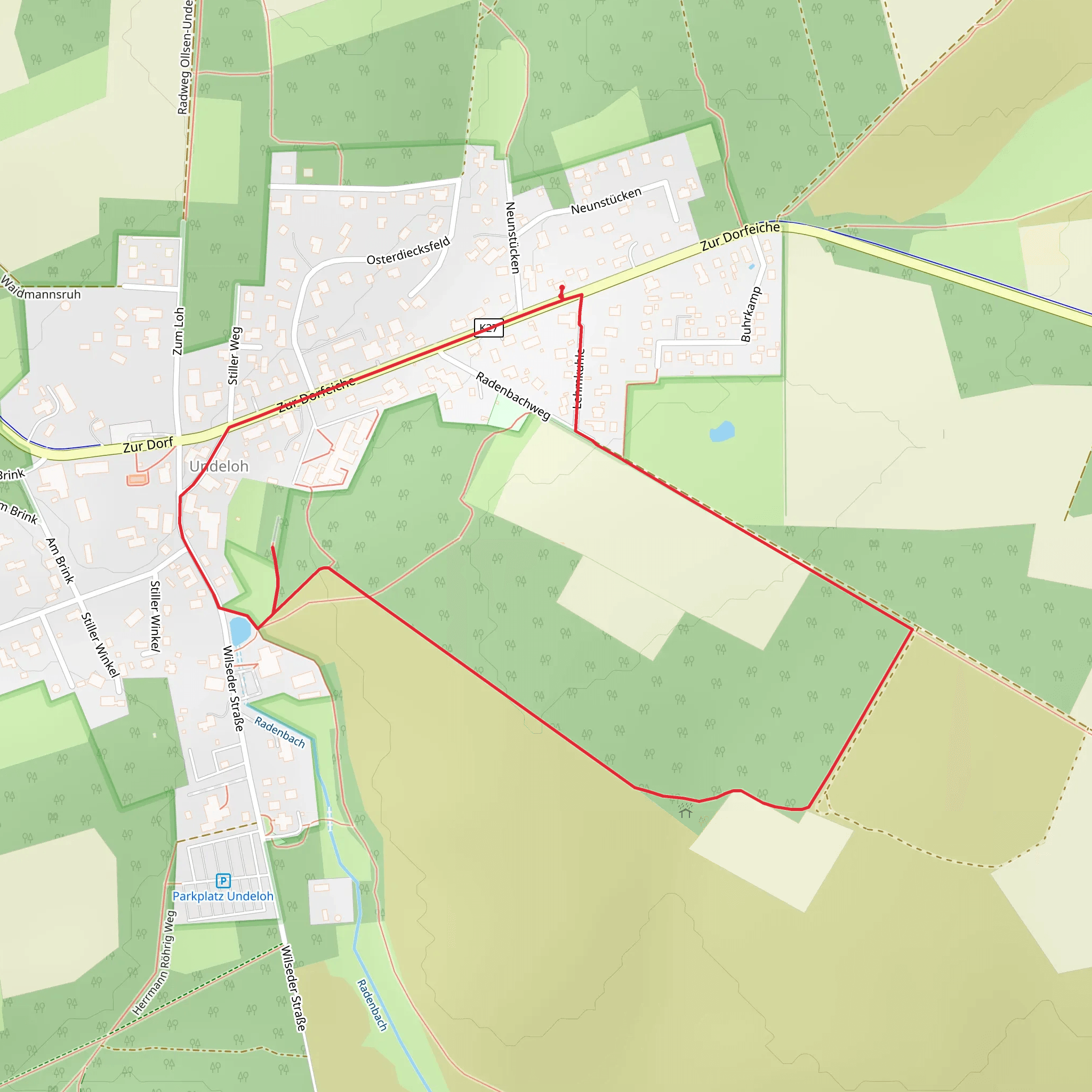 Nordic Walk mobile static map