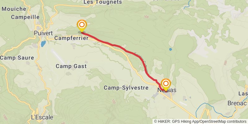 GR 7 stage 76 Map