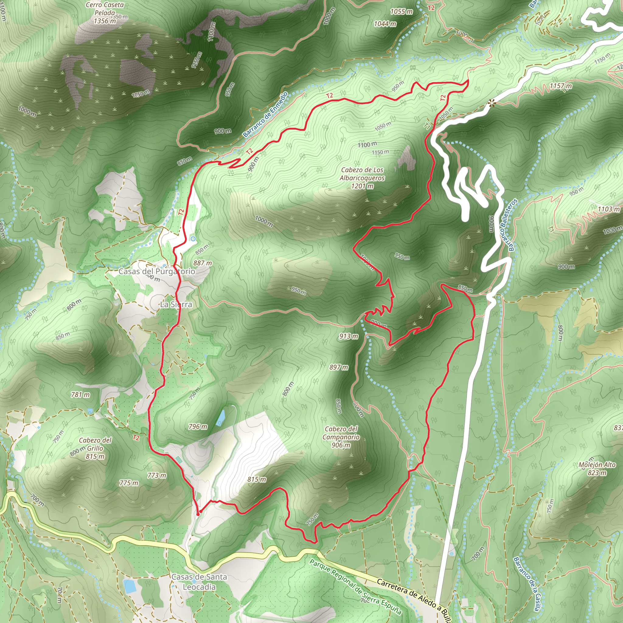 Purgatory Trail-Sierra Espuna PR MU 61 mobile static map
