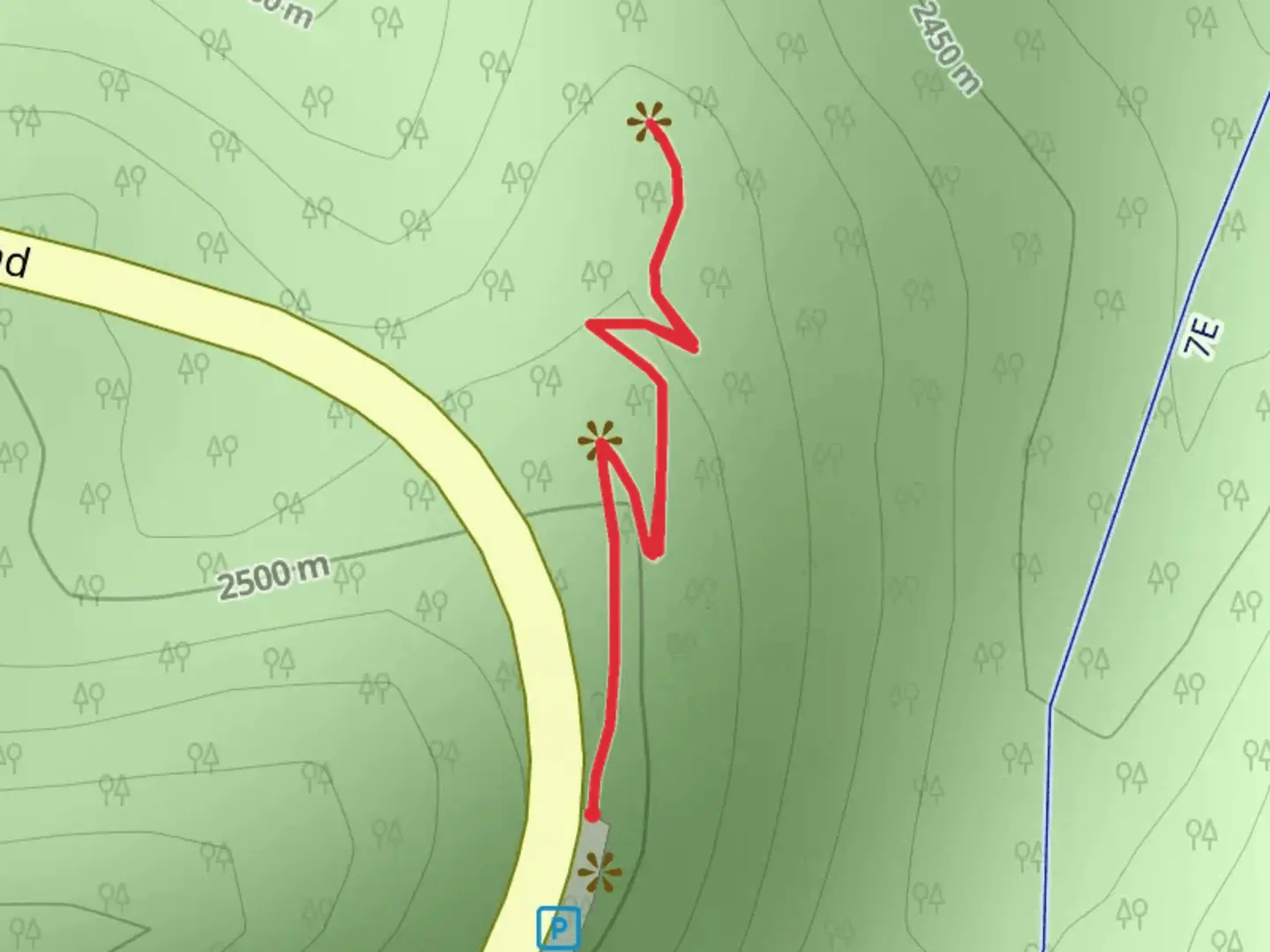 An image depicting the trail Desert View Overlook and its surrounding area.