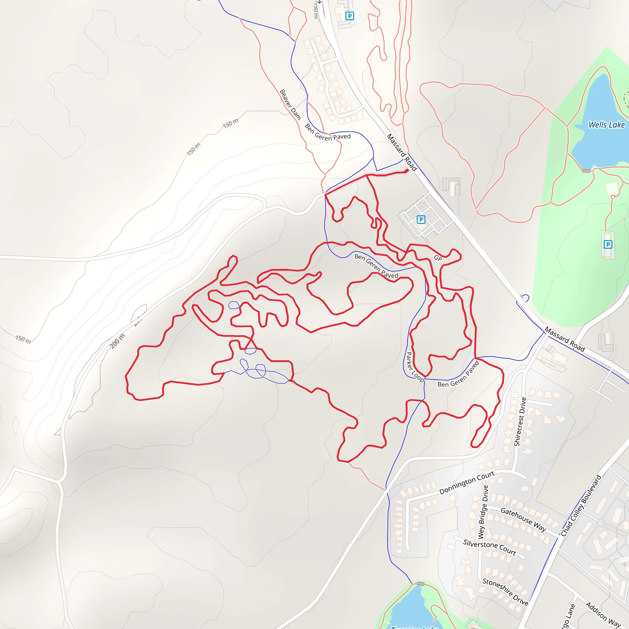 Parker Loop mobile static map