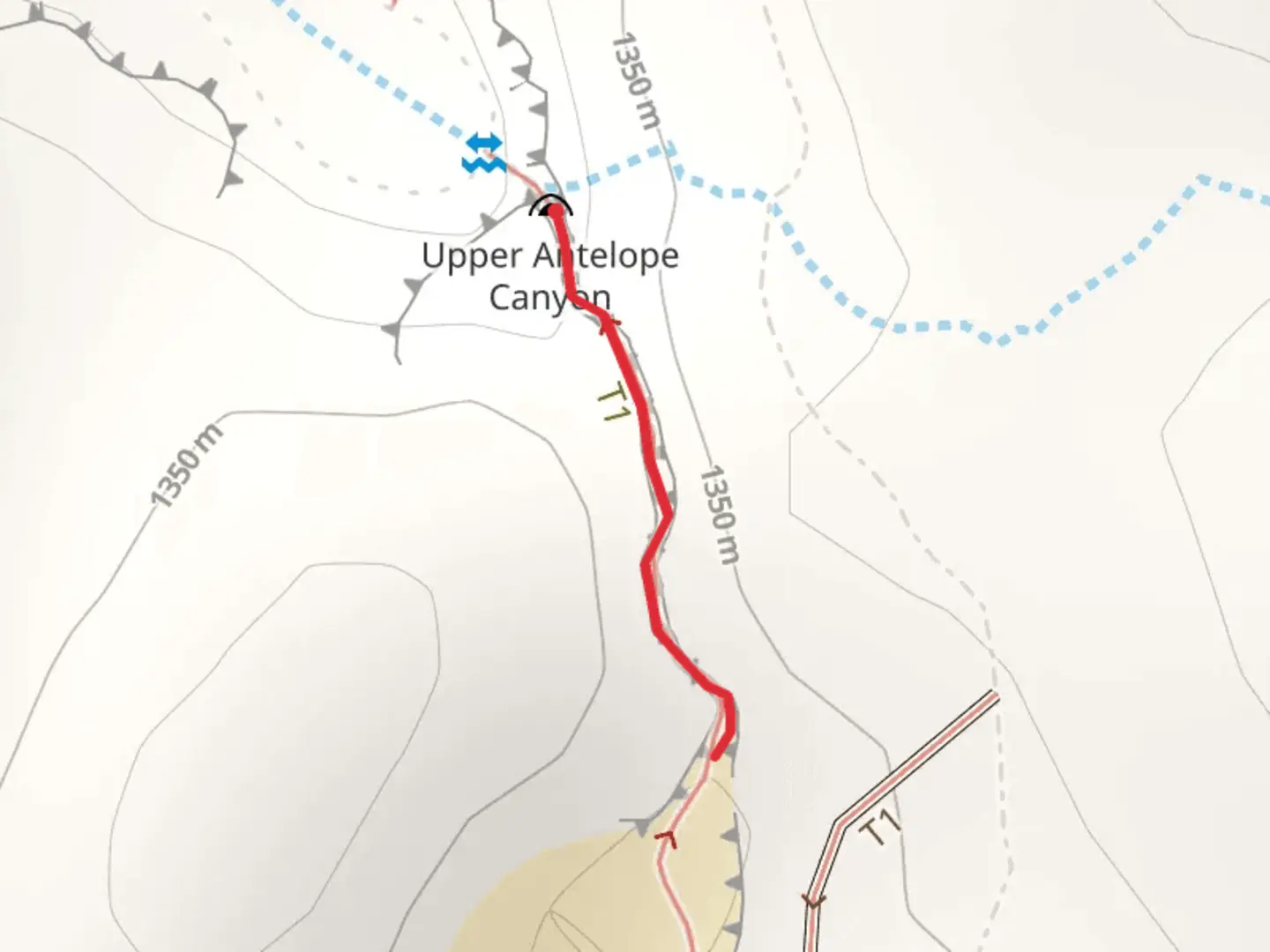 An image depicting the trail Antelope Creek Out and Back and its surrounding area.