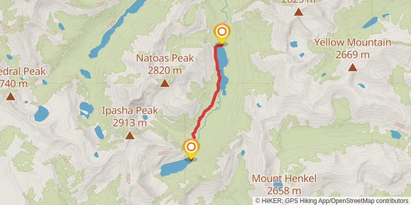 Swift Current Loop spur 4 Map