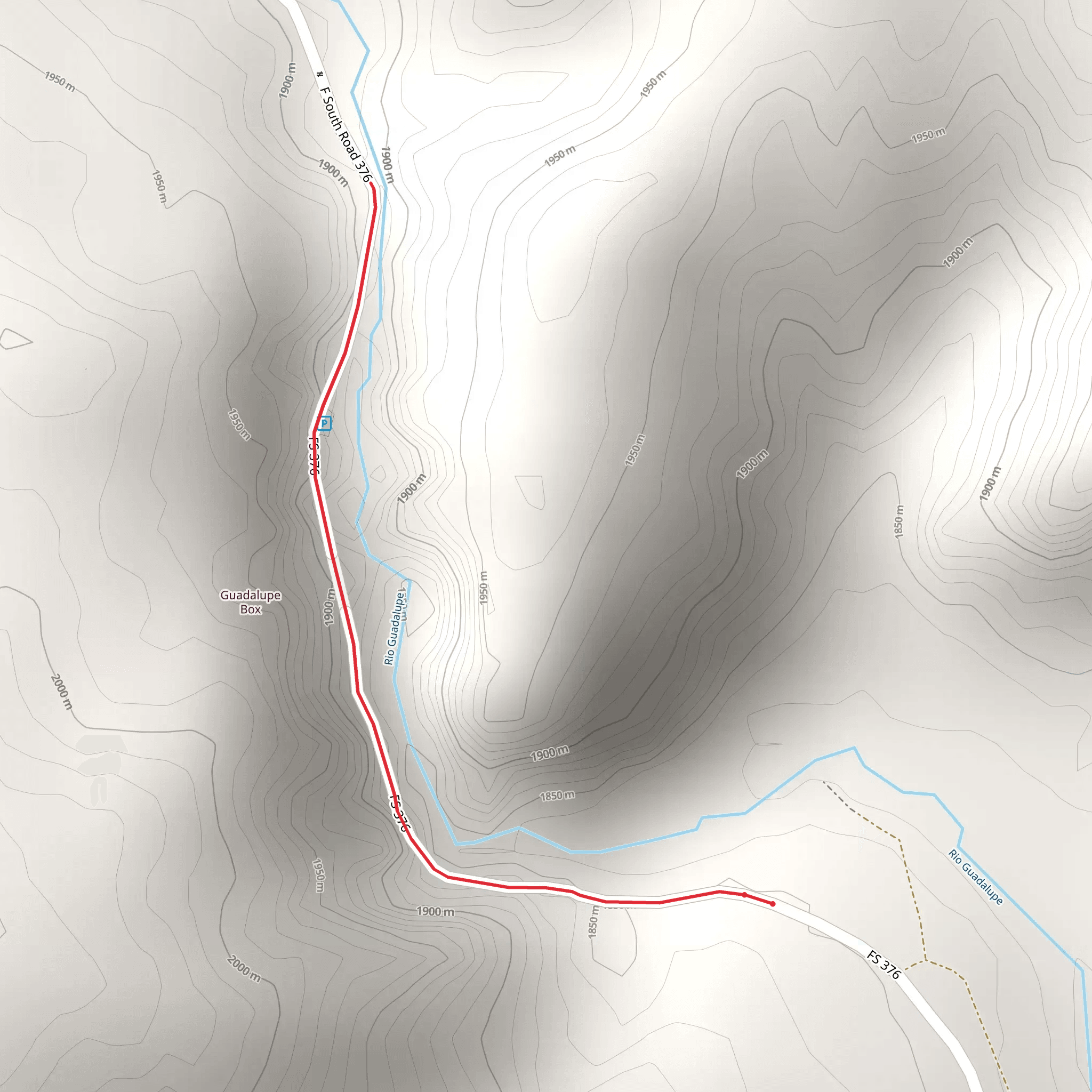 Rio Guadalupe mobile static map