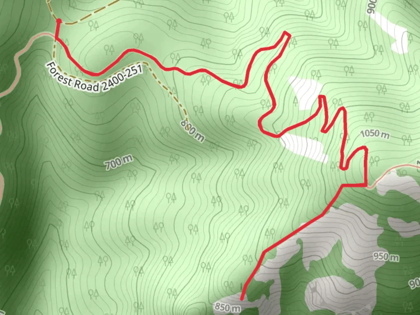 An image depicting the trail Eugene to Crest Trail and its surrounding area.