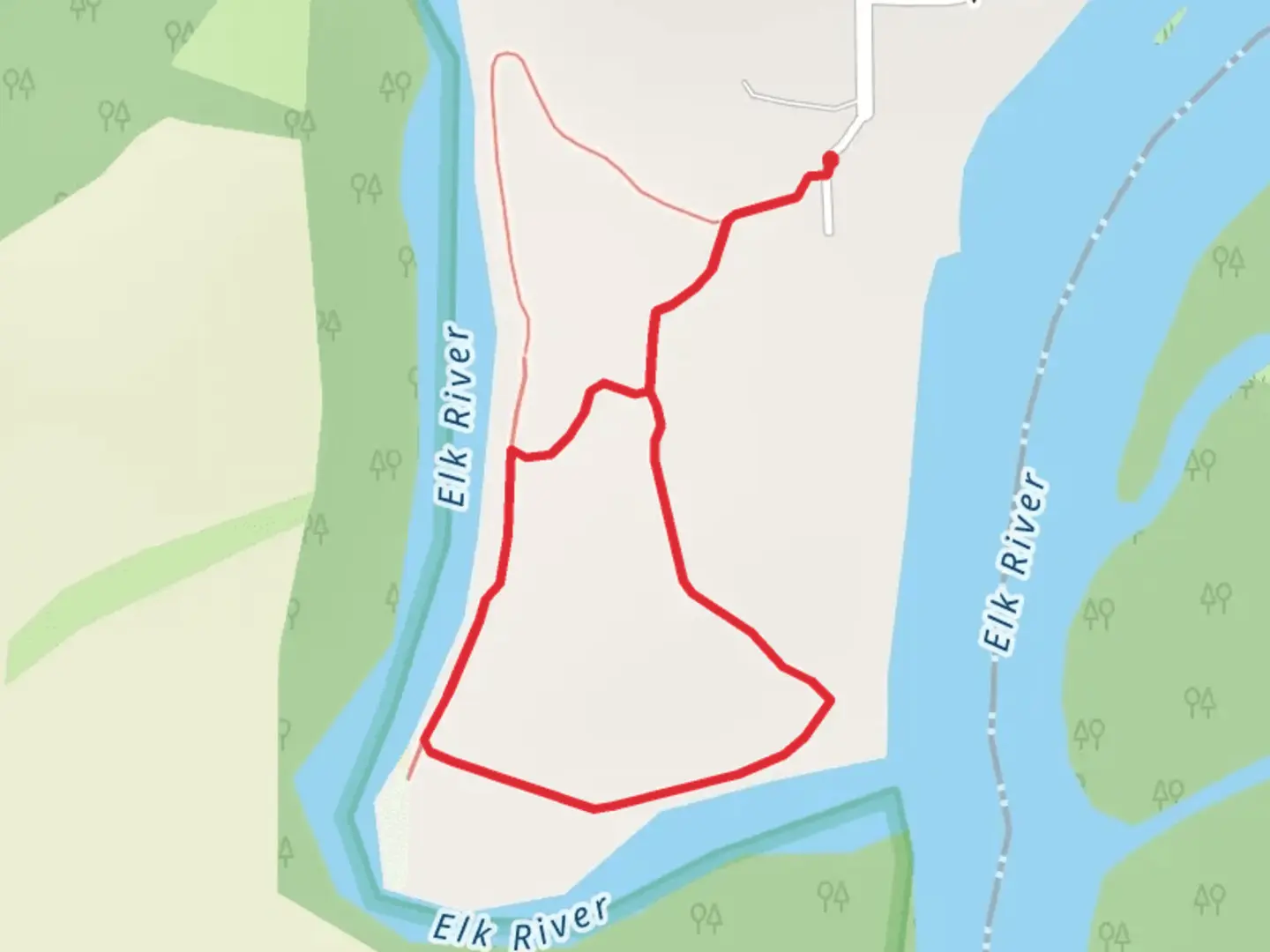 An image depicting the trail Angel Street Northwest Loop and its surrounding area.