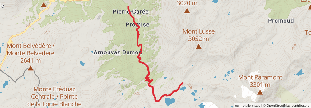 Sentiero Italia - Alps Section stage 141 Map