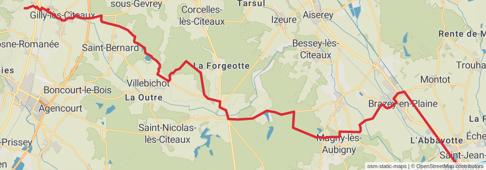 Camino Strasbourg-Saint Jean Pied de Port via Le Puy stage 23 Map