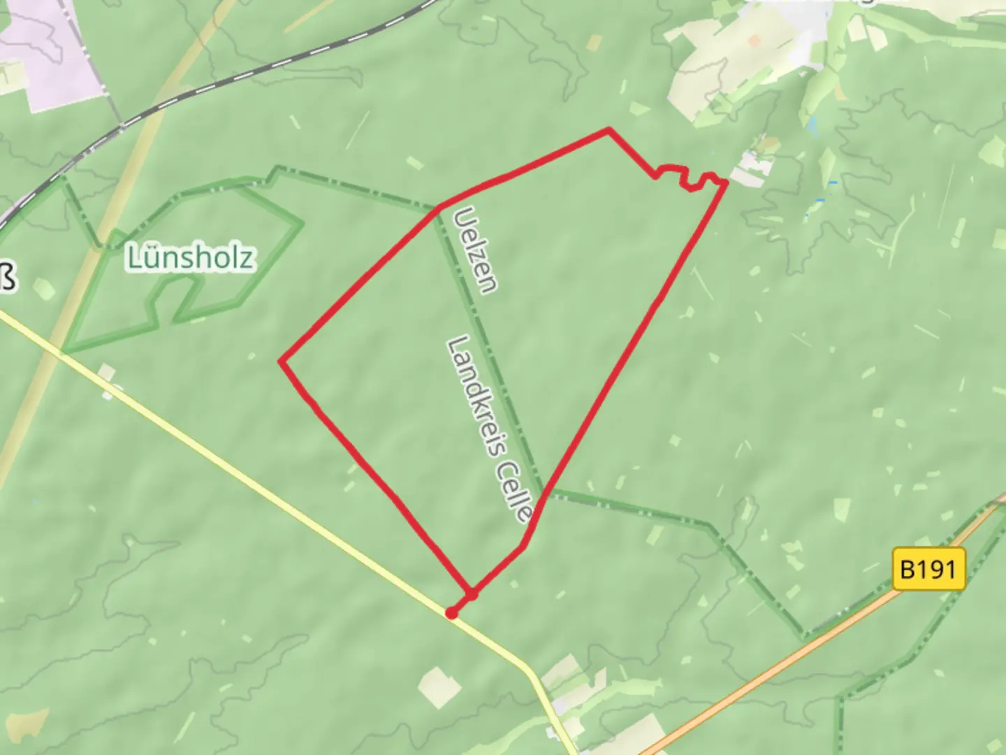 An image depicting the trail Heide Loop and its surrounding area.