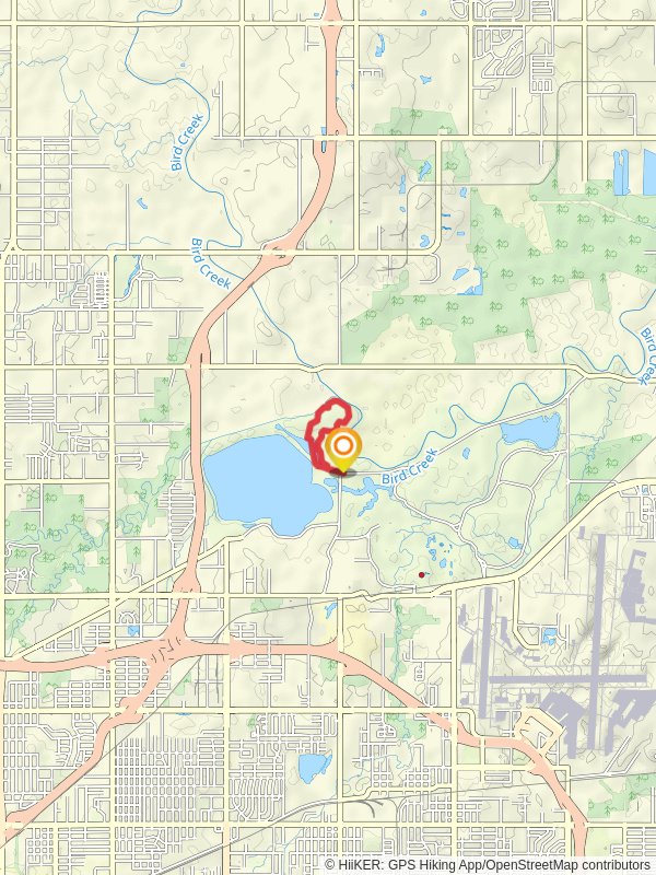 Loop around Bird Creek from Mohawk Boulevard