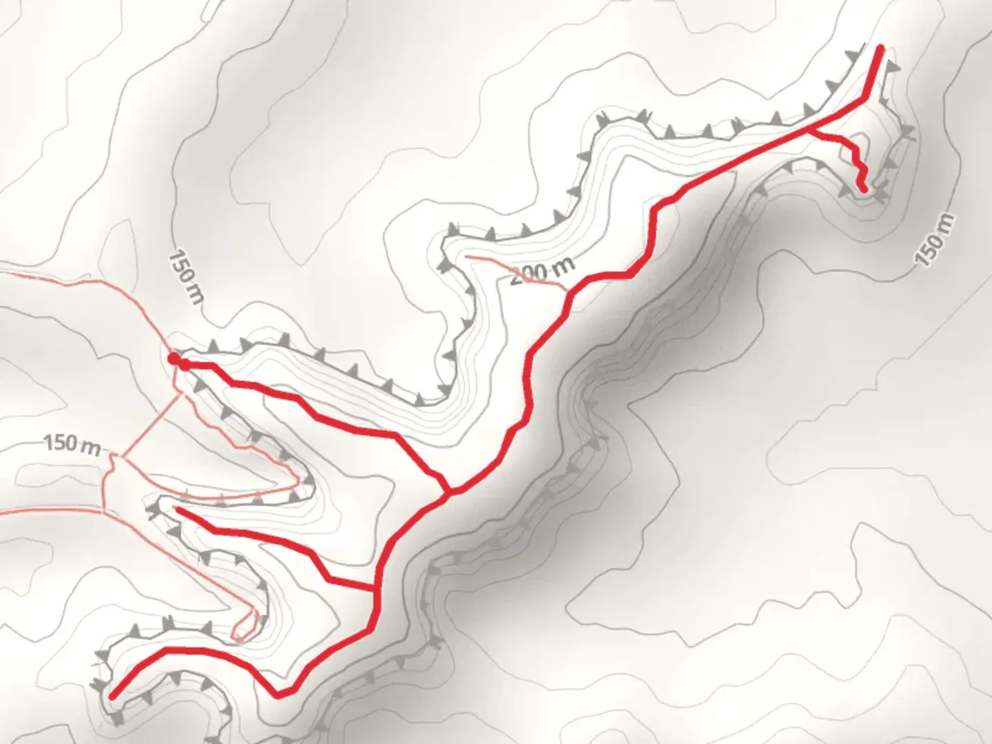 An image depicting the trail Jeffreys Cliffs Upper Trails and its surrounding area.