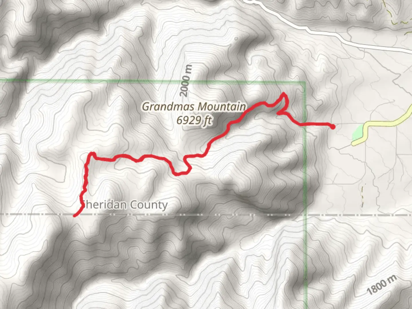 An image depicting the trail Story Penrose Trail - Short and its surrounding area.