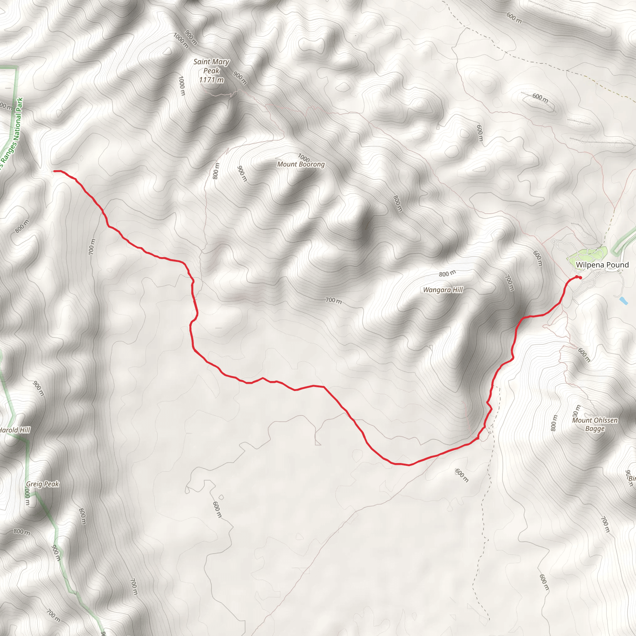 Mallonga Falls Hike mobile static map