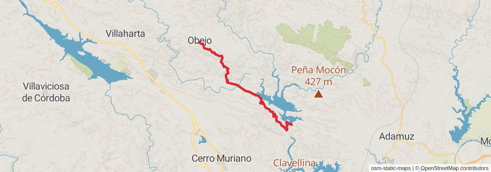 GR 48 - Sierra Morena - Andalusia stage 20 Map