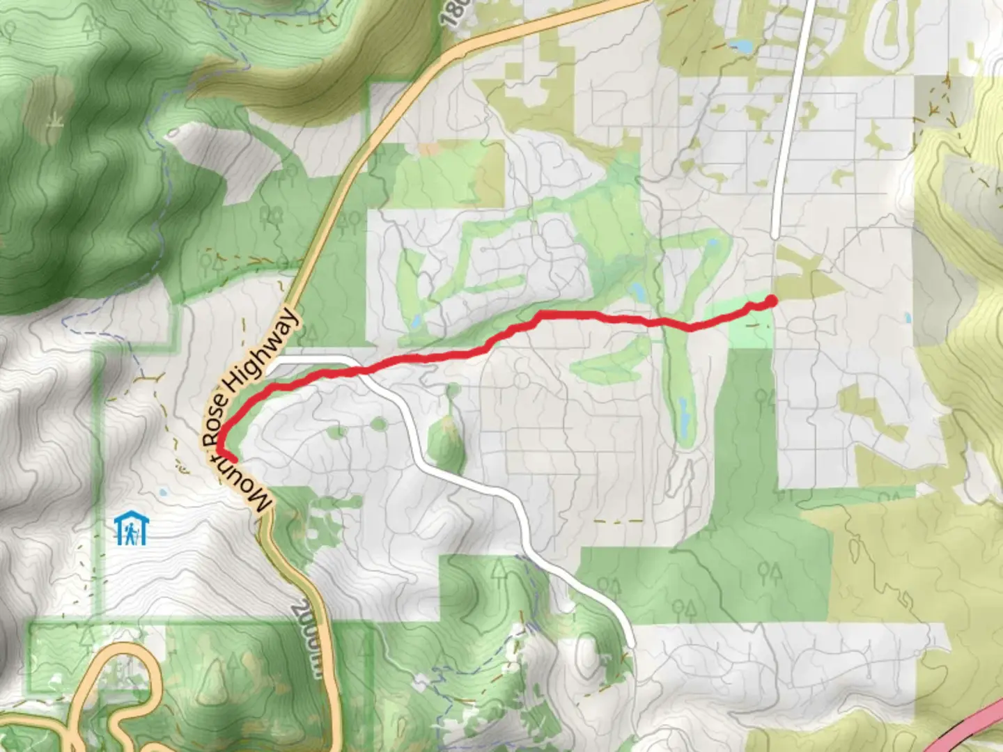 An image depicting the trail Galena Creek and its surrounding area.