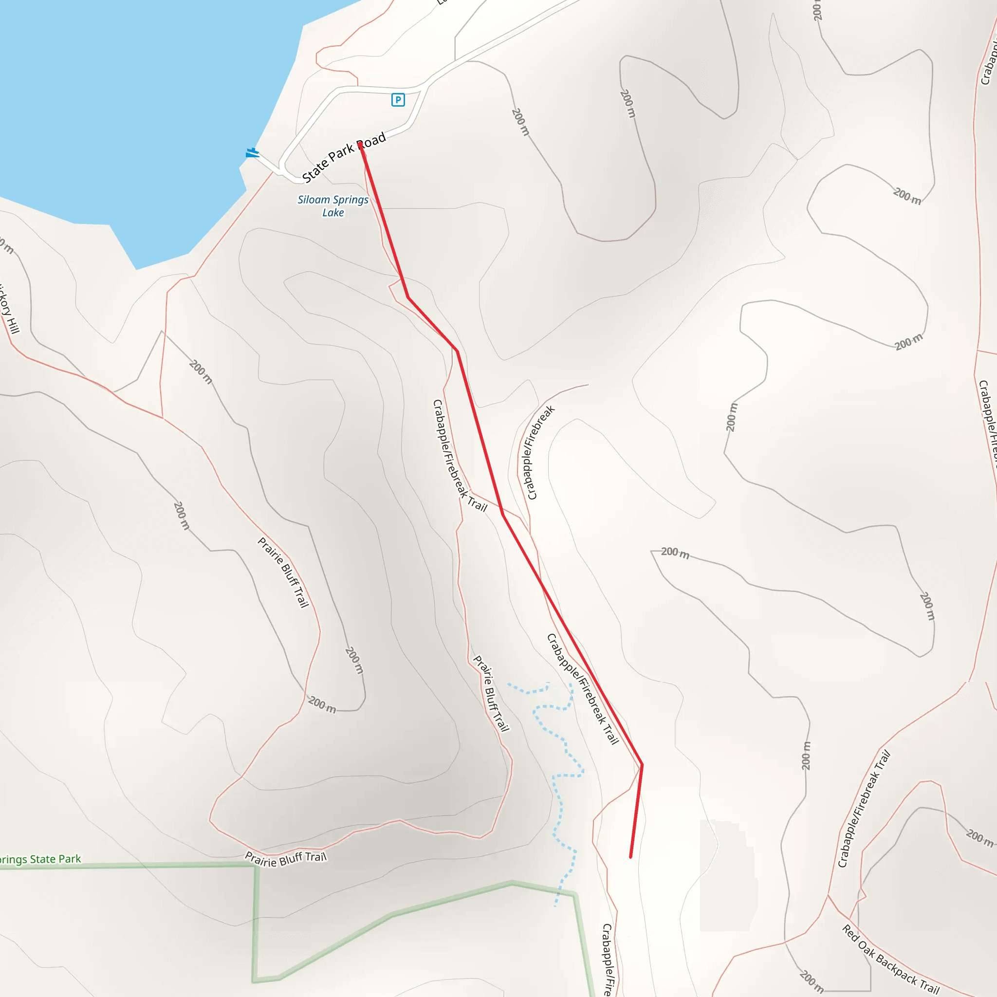 Crabapple Lake mobile static map