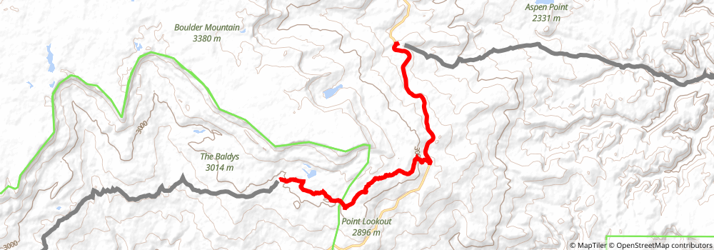American Discovery Trail South Route stage 312 Map
