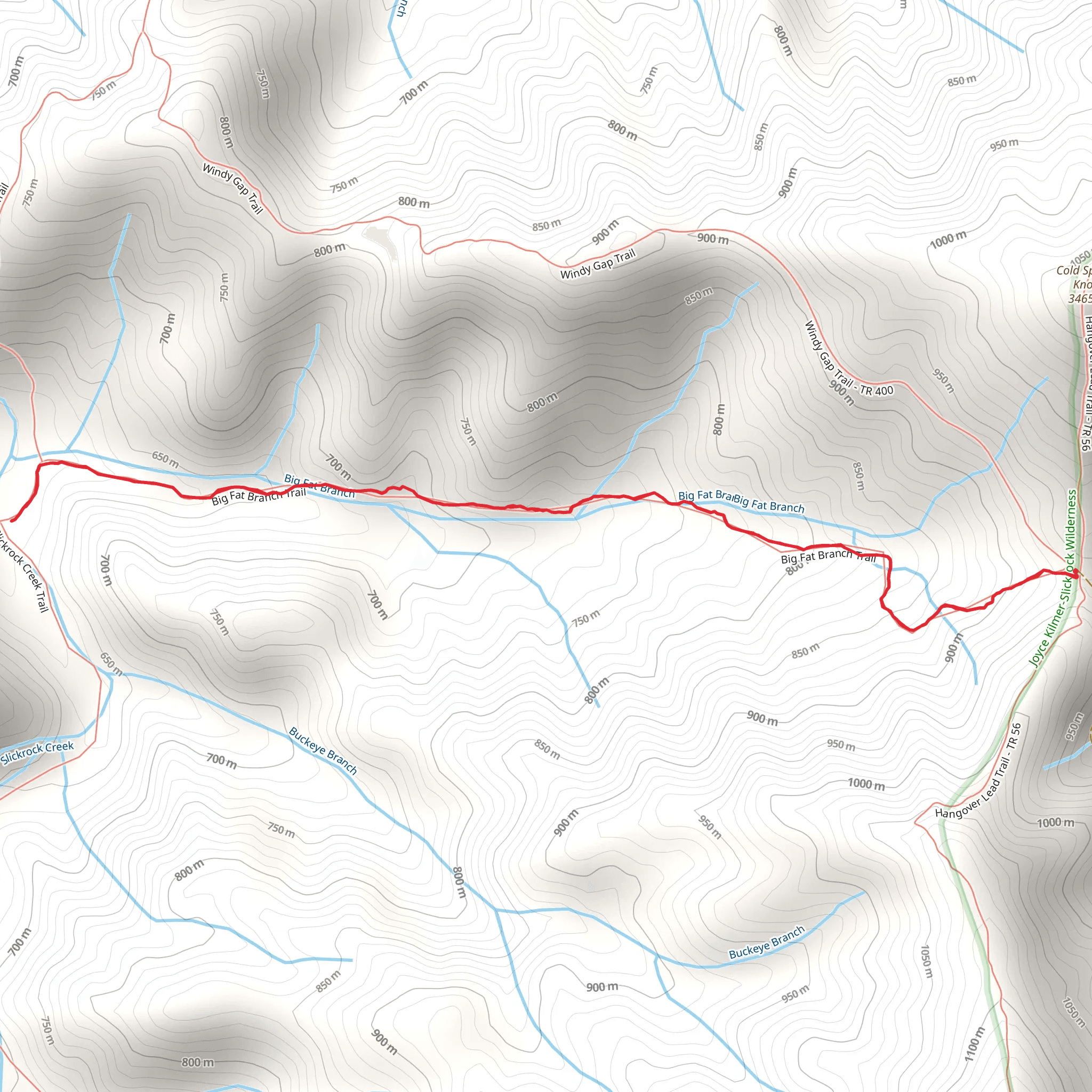 Big Fat Trail mobile static map
