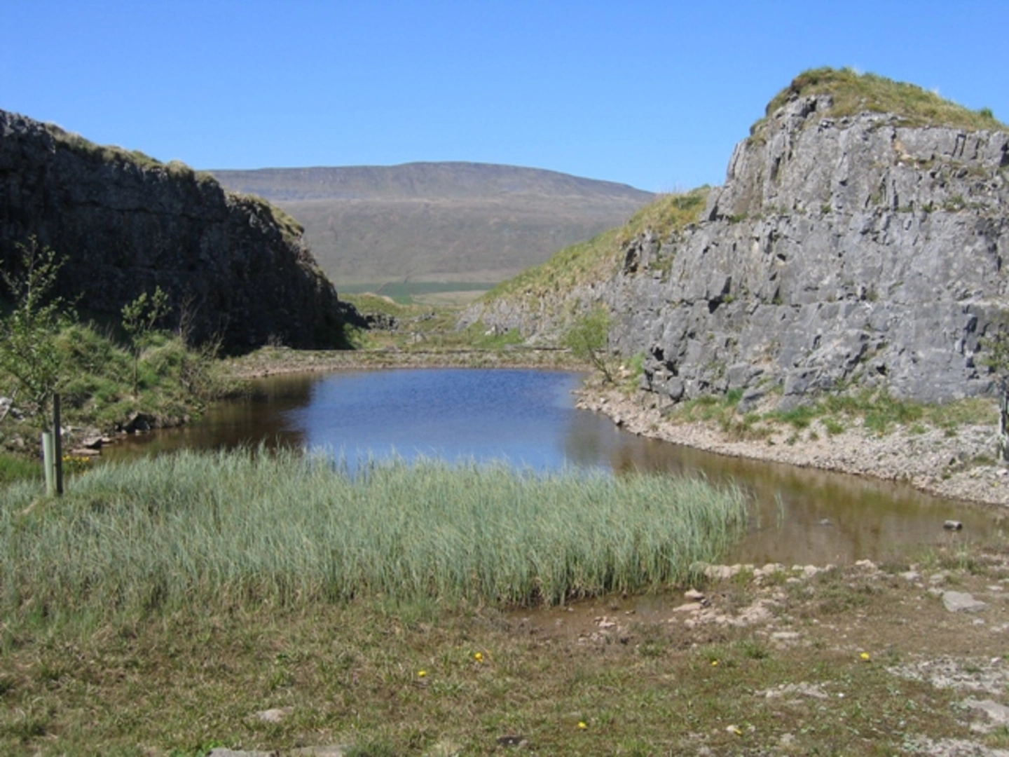 An image depicting the trail Ribblehead Quarry Loop Walk and its surrounding area.